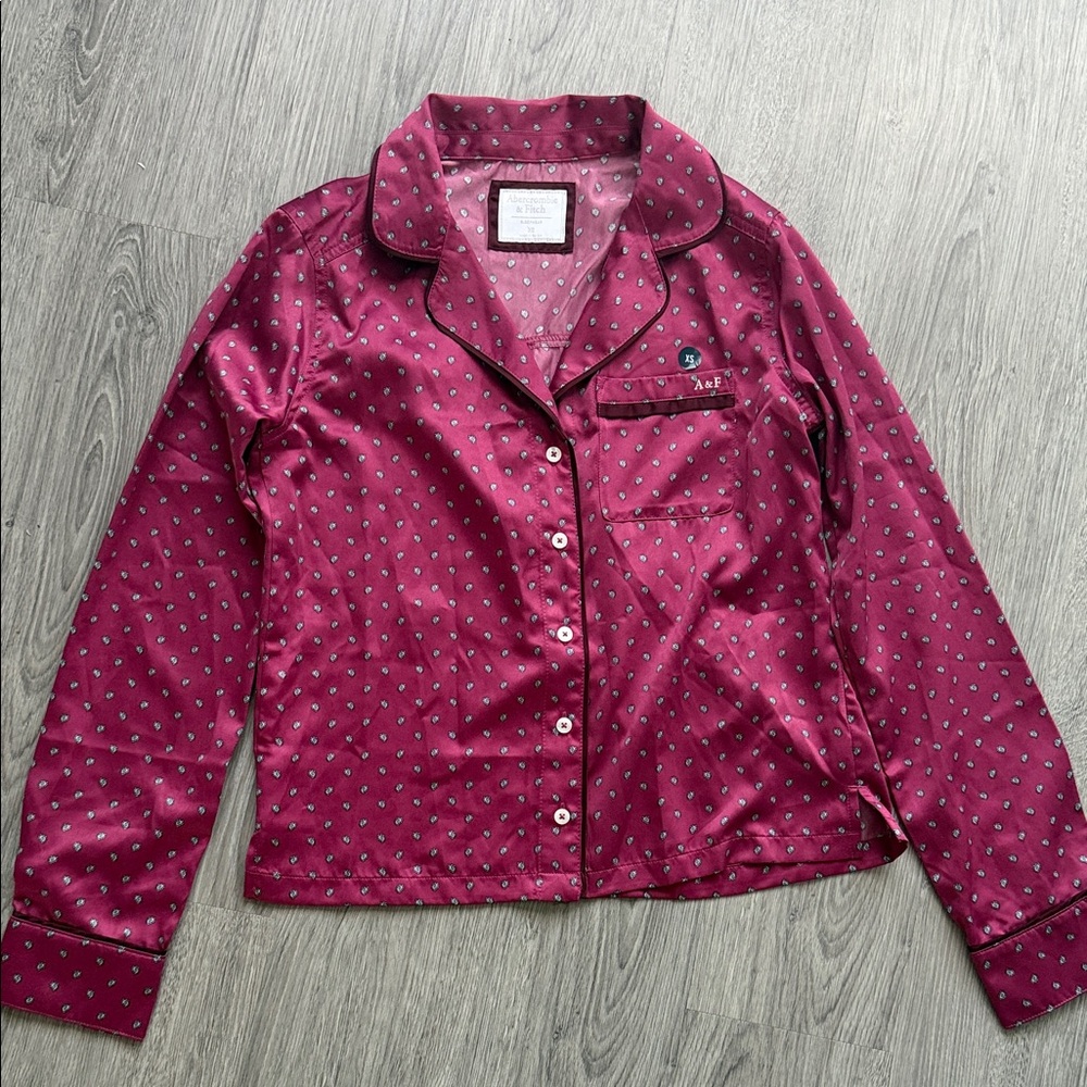 Abercrombie & Fitch Pink Pajama Top